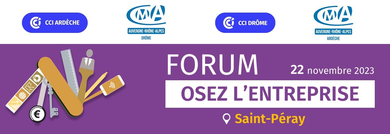 Forum osez entreprendre 2023 drome ardeche