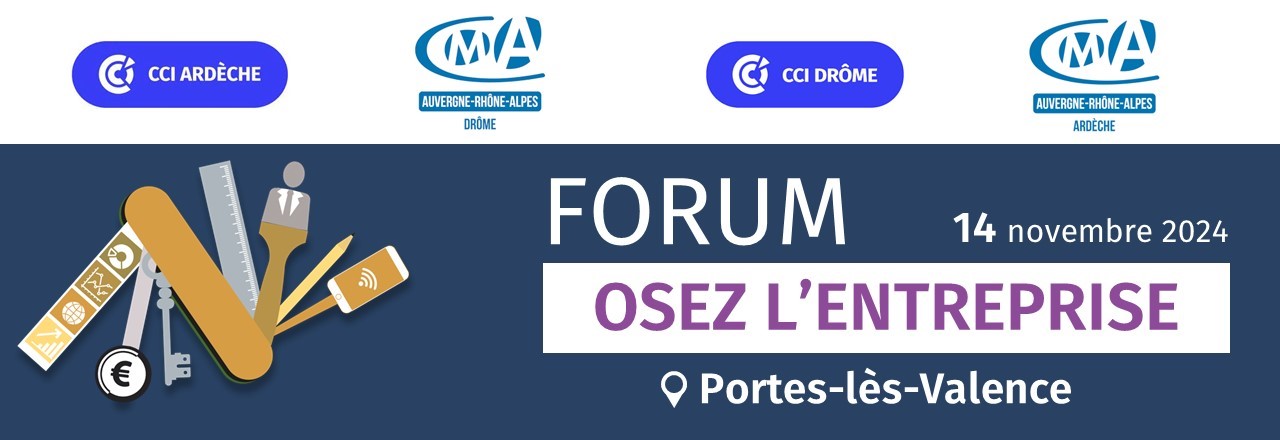 Forum osez entreprendre 2024 drome ardeche
